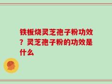 铁板烧灵芝孢子粉功效？灵芝孢子粉的功效是什么