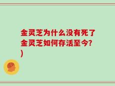 金灵芝为什么没有死了金灵芝如何存活至今？)