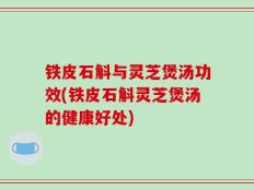 铁皮石斛与灵芝煲汤功效(铁皮石斛灵芝煲汤的健康好处)