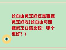 长白山灵芝好还是西藏灵芝好吃(长白山与西藏灵芝口感比较：哪个更好？)
