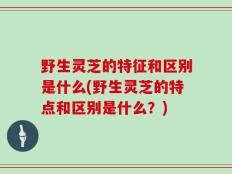 野生灵芝的特征和区别是什么(野生灵芝的特点和区别是什么？)