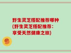 野生灵芝搭配推荐哪种(野生灵芝搭配推荐：享受天然健康之旅)