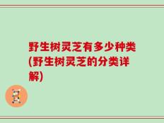 野生树灵芝有多少种类(野生树灵芝的分类详解)
