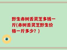 野生赤树舌灵芝多钱一斤(赤树舌灵芝野生价格一斤多少？)