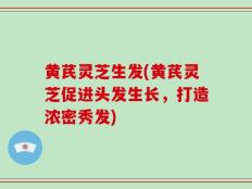 黄芪灵芝生发(黄芪灵芝促进头发生长，打造浓密秀发)