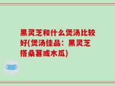 黑灵芝和什么煲汤比较好(煲汤佳品：黑灵芝搭桑葚或木瓜)