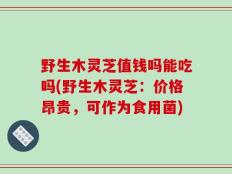 野生木灵芝值钱吗能吃吗(野生木灵芝：价格昂贵，可作为食用菌)