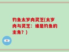 钓鱼太岁肉灵芝(太岁肉与灵芝：谁是钓鱼的主角？)