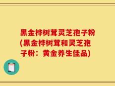 黑金桦树茸灵芝孢子粉(黑金桦树茸和灵芝孢子粉：黄金养生佳品)