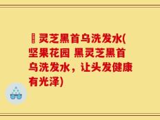 黒灵芝黑首乌洗发水(坚果花园 黑灵芝黑首乌洗发水，让头发健康有光泽)