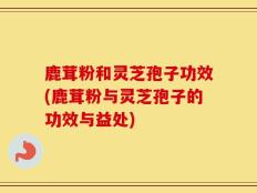 鹿茸粉和灵芝孢子功效(鹿茸粉与灵芝孢子的功效与益处)