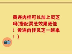 黄连肉桂可以加上灵芝吗(搭配灵芝效果更佳！黄连肉桂灵芝一起来！)