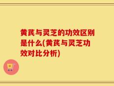 黄芪与灵芝的功效区别是什么(黄芪与灵芝功效对比分析)