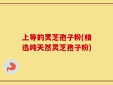 上等的灵芝孢子粉(精选纯天然灵芝孢子粉)