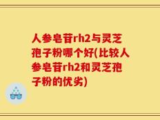 人参皂苷rh2与灵芝孢子粉哪个好(比较人参皂苷rh2和灵芝孢子粉的优劣)