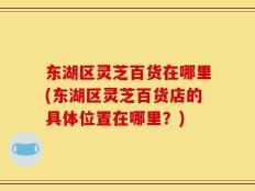 东湖区灵芝百货在哪里(东湖区灵芝百货店的具体位置在哪里？)