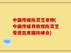 中国传媒陈灵芝老师(中国传媒界教授陈灵芝受邀出席国际峰会)