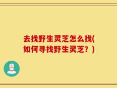 去找野生灵芝怎么找(如何寻找野生灵芝？)