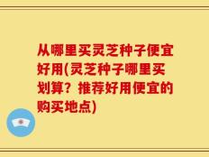从哪里买灵芝种子便宜好用(灵芝种子哪里买划算？推荐好用便宜的购买地点)