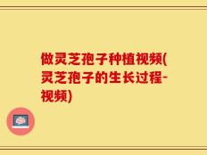 做灵芝孢子种植视频(灵芝孢子的生长过程-视频)