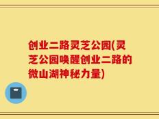 创业二路灵芝公园(灵芝公园唤醒创业二路的微山湖神秘力量)