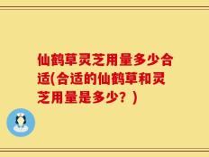 仙鹤草灵芝用量多少合适(合适的仙鹤草和灵芝用量是多少？)