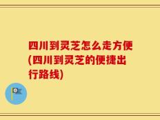 四川到灵芝怎么走方便(四川到灵芝的便捷出行路线)