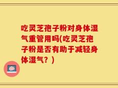 吃灵芝孢子粉对身体湿气重管用吗(吃灵芝孢子粉是否有助于减轻身体湿气？)