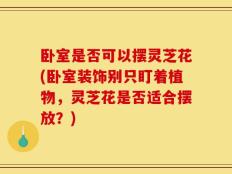 卧室是否可以摆灵芝花(卧室装饰别只盯着植物，灵芝花是否适合摆放？)