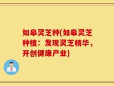 如皋灵芝种(如皋灵芝种植：发现灵芝精华，开创健康产业)