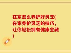 在家怎么养护好灵芝(在家养护灵芝的技巧，让你轻松拥有健康宝藏)