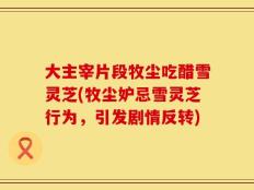 大主宰片段牧尘吃醋雪灵芝(牧尘妒忌雪灵芝行为，引发剧情反转)
