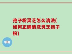 孢子粉灵芝怎么清洗(如何正确清洗灵芝孢子粉)