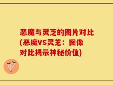 恶魔与灵芝的图片对比(恶魔VS灵芝：图像对比揭示神秘价值)