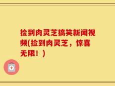 捡到肉灵芝搞笑新闻视频(捡到肉灵芝，惊喜无限！)