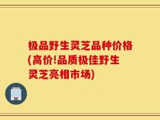 极品野生灵芝品种价格(高价!品质极佳野生灵芝亮相市场)