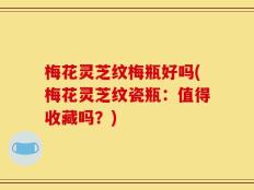 梅花灵芝纹梅瓶好吗(梅花灵芝纹瓷瓶：值得收藏吗？)
