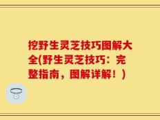 挖野生灵芝技巧图解大全(野生灵芝技巧：完整指南，图解详解！)