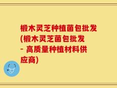 椴木灵芝种植菌包批发(椴木灵芝菌包批发 - 高质量种植材料供应商)