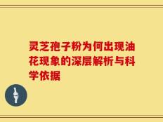 灵芝孢子粉为何出现油花现象的深层解析与科学依据