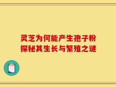 灵芝为何能产生孢子粉探秘其生长与繁殖之谜