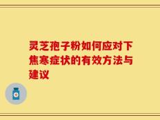 灵芝孢子粉如何应对下焦寒症状的有效方法与建议