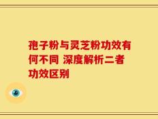 孢子粉与灵芝粉功效有何不同 深度解析二者功效区别