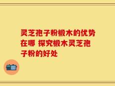 灵芝孢子粉椴木的优势在哪 探究椴木灵芝孢子粉的好处