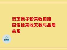 灵芝孢子粉采收周期 探索佳采收天数与品质关系