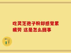 吃灵芝孢子粉却感觉累疲劳 这是怎么回事
