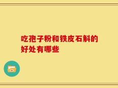 吃孢子粉和铁皮石斛的好处有哪些