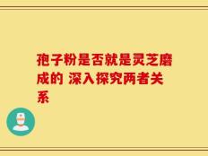 孢子粉是否就是灵芝磨成的 深入探究两者关系