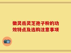 徽灵岳灵芝孢子粉的功效特点及选购注意事项