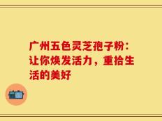 广州五色灵芝孢子粉：让你焕发活力，重拾生活的美好
